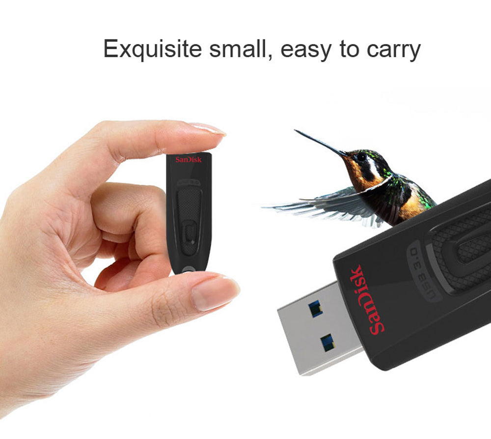 SanDisk Ultra USB 3.0 Flash Drive CZ48 32GB 64GB 128GB 256GB 512GB 1TB