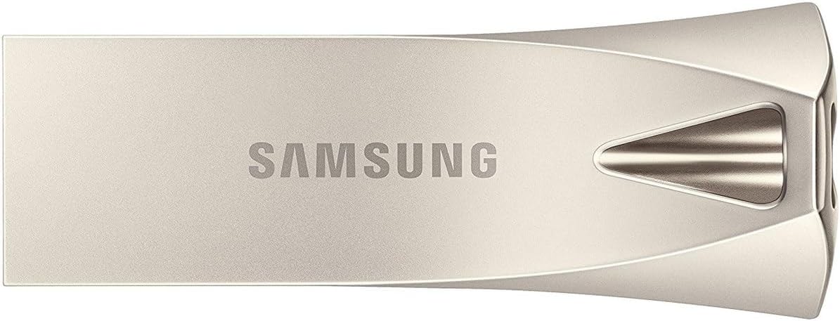 Samsung Bar Plus USB Drive, Metallic Chassis, USB3.1, Transfer Speed up to 300MB