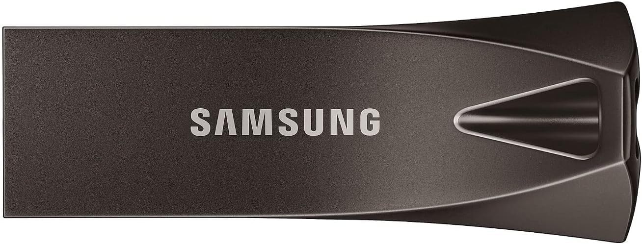 Samsung Bar Plus USB Drive, Metallic Chassis, USB3.1, Transfer Speed up to 300MB