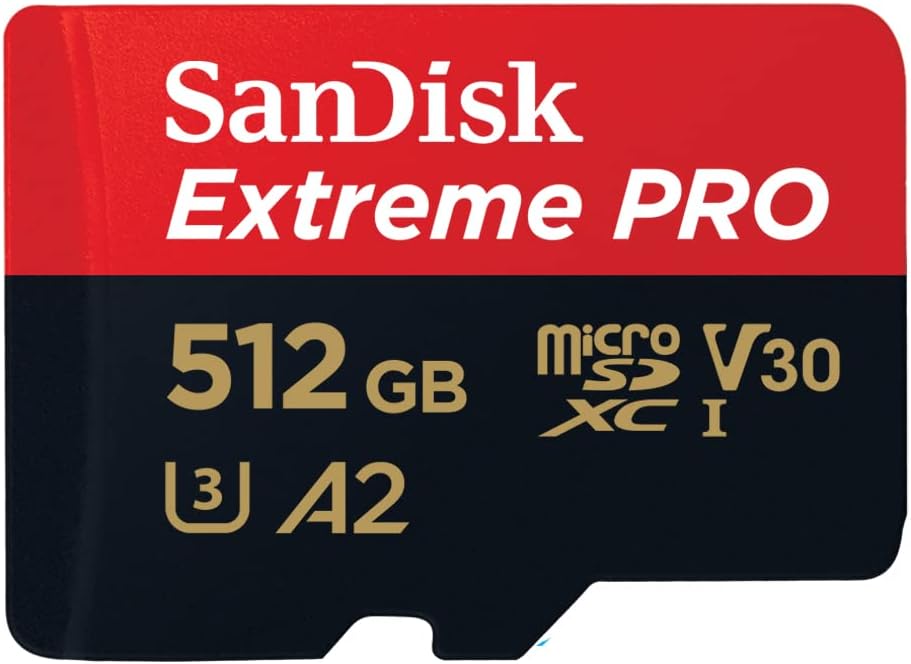 SanDisk Extreme PRO MicroSDXC Memory Card UHS-I U3 C10 V30 A2 200MB/s