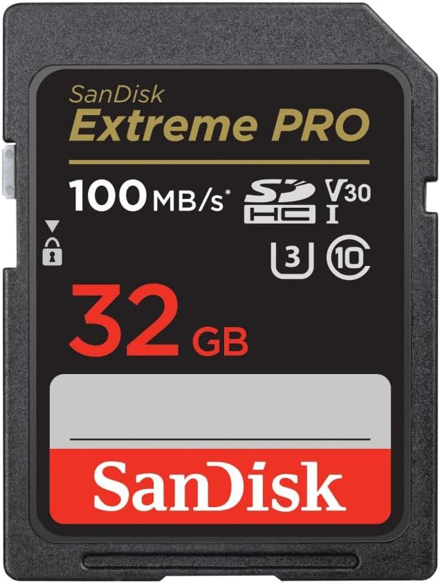 SanDisk Extreme Pro SD Card 32GB 64GB 128GB 256GB 512GB 1TB UHS-I SDXC 4K Camera