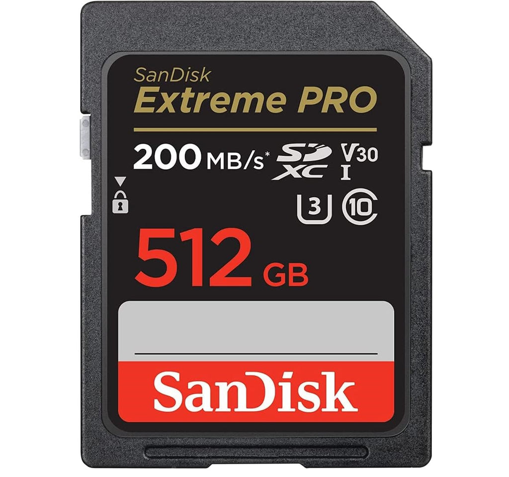 SanDisk Extreme Pro SD Card 32GB 64GB 128GB 256GB 512GB 1TB UHS-I SDXC 4K Camera