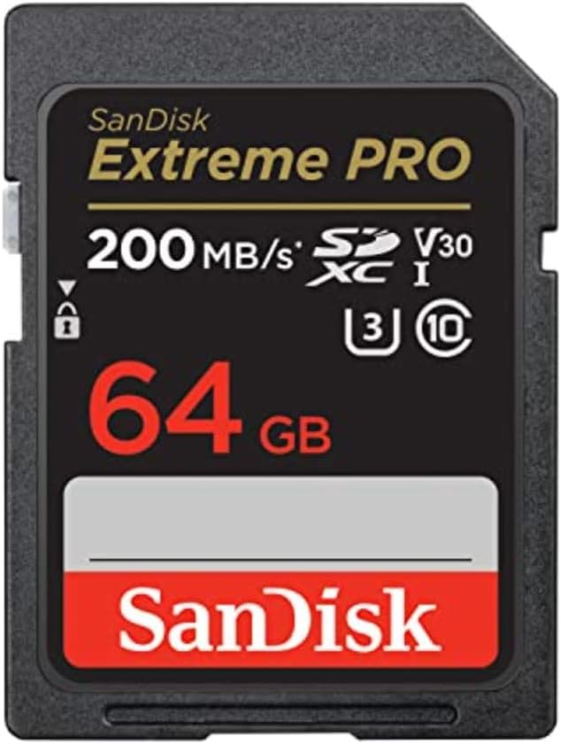SanDisk Extreme Pro SD Card 32GB 64GB 128GB 256GB 512GB 1TB UHS-I SDXC 4K Camera