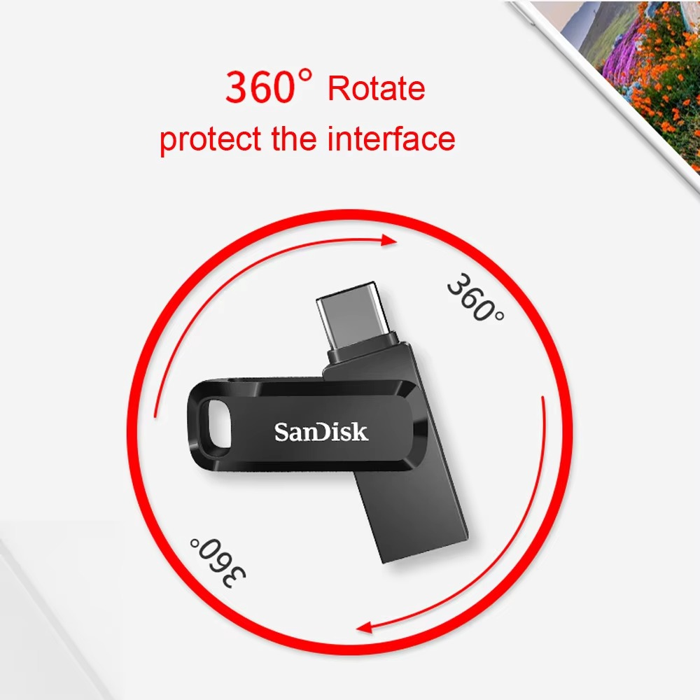 SanDisk Ultra Dual Drive Go USB Type-C Flash Drive 32, 64, 128, 256, 512, 1TB