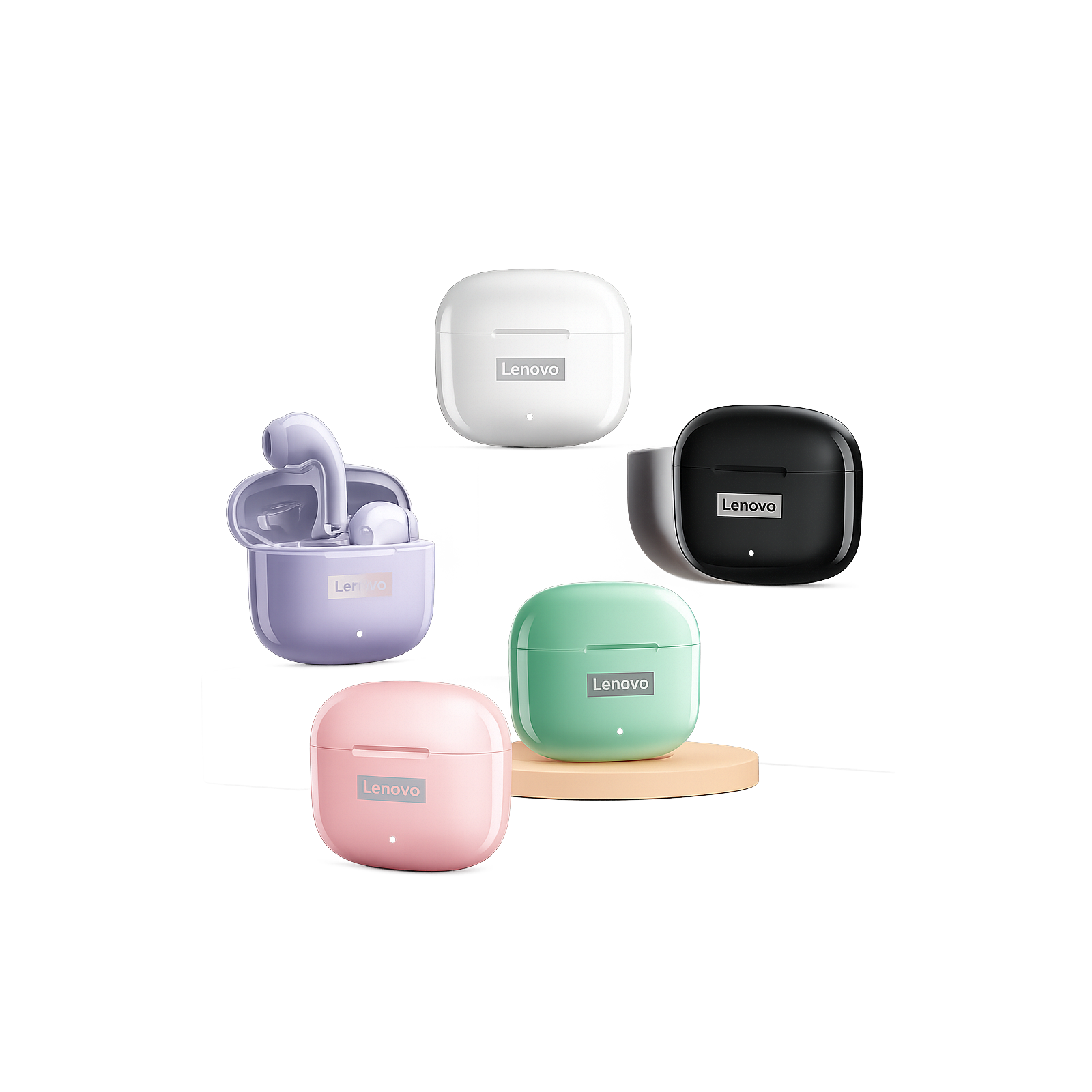 Lenovo LP40 Pro Bluetooth 5.1 Earphones True Wireless Earbuds - Choice of Colour
