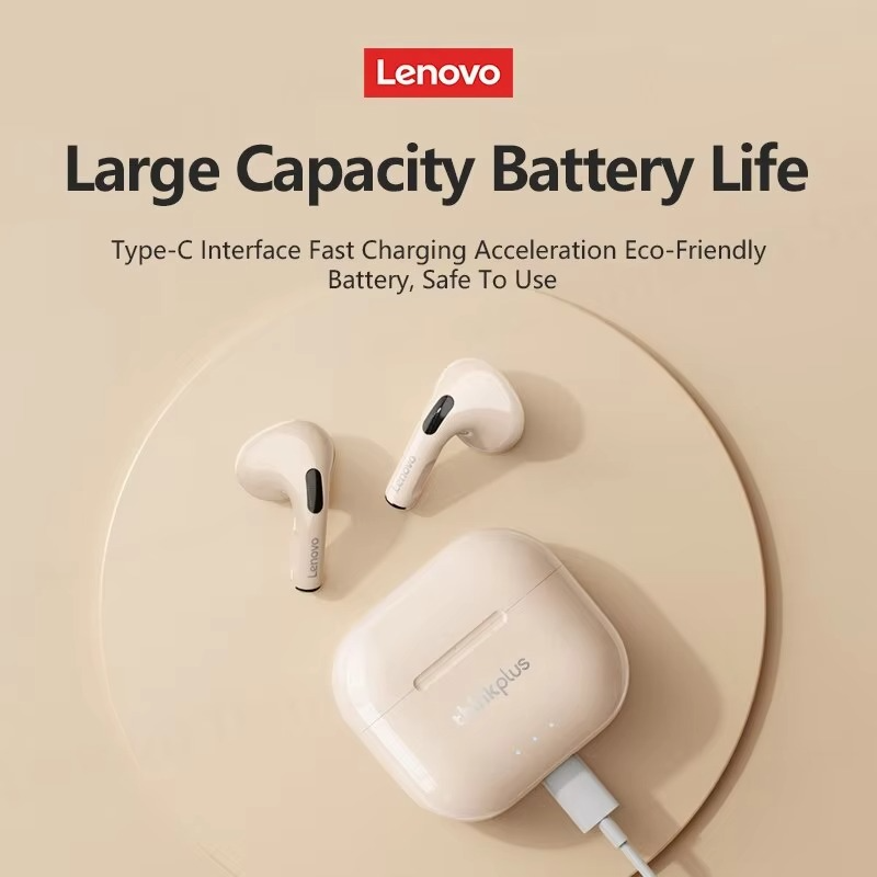 Lenovo LP40 PLUS Bluetooth Earphones Wireless Noise Reduction - Choice of Colour