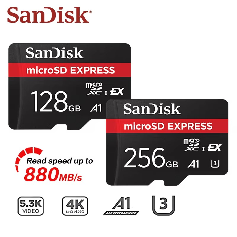 SanDisk microSD Express 256GB 800Mbit Gaming UHS‑I A2 V30 Switch2