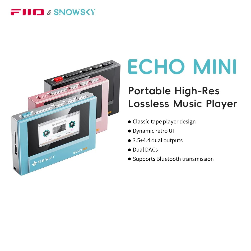Snowsky/Fiio Echo Mini Hifi Bluetooth MP3 Pure Music Player, 15Hours Playback