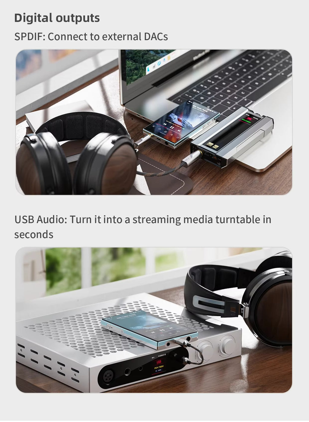 FiiO JM21 (3+32GB) Android 13 Hi-Res Music Player MP3 with Snapdragon 680