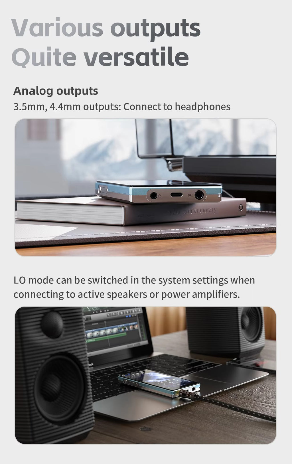FiiO JM21 (3+32GB) Android 13 Hi-Res Music Player MP3 with Snapdragon 680