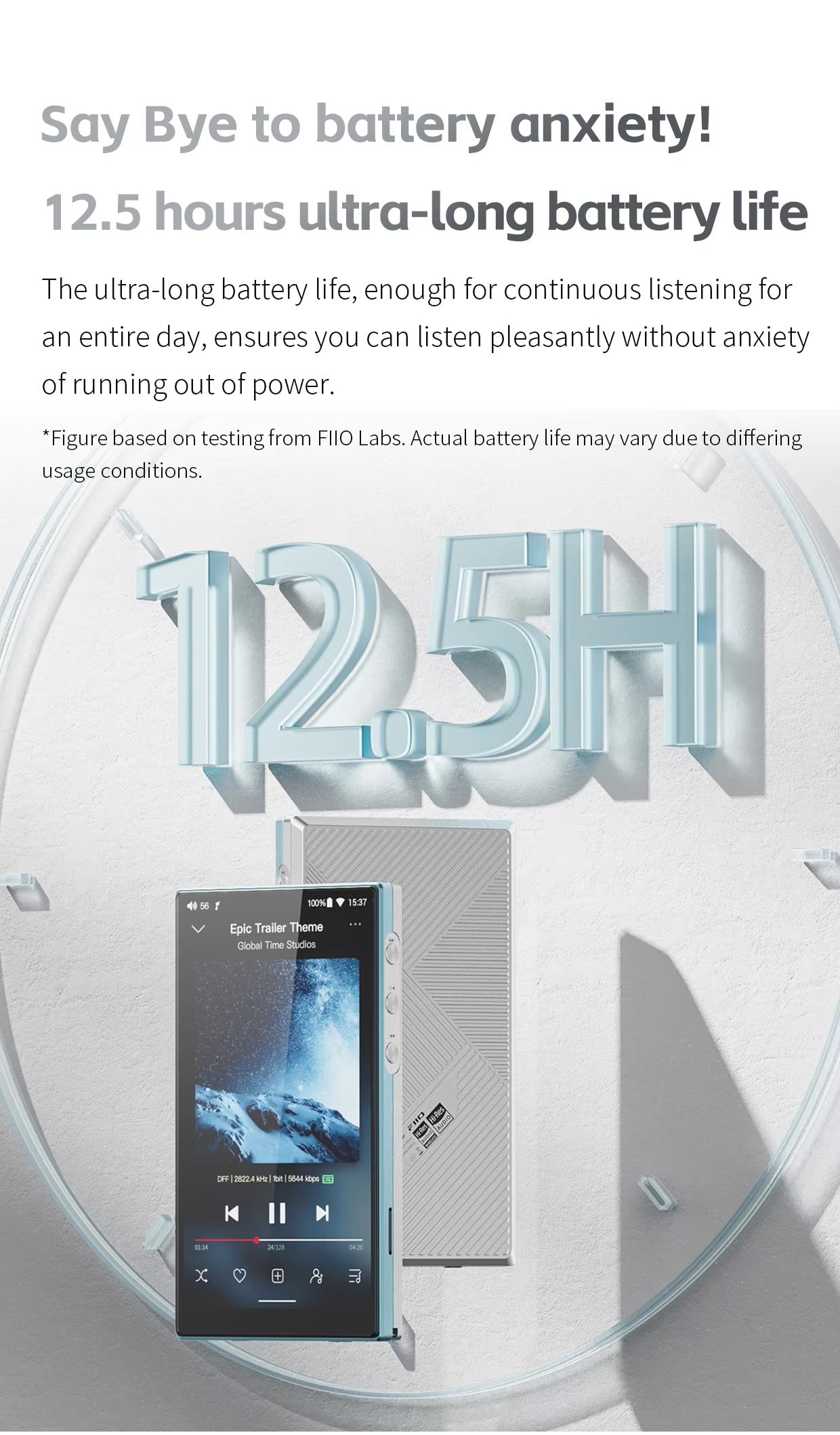 FiiO JM21 (3+32GB) Android 13 Hi-Res Music Player MP3 with Snapdragon 680