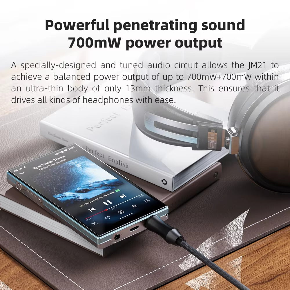 FiiO JM21 (3+32GB) Android 13 Hi-Res Music Player MP3 with Snapdragon 680
