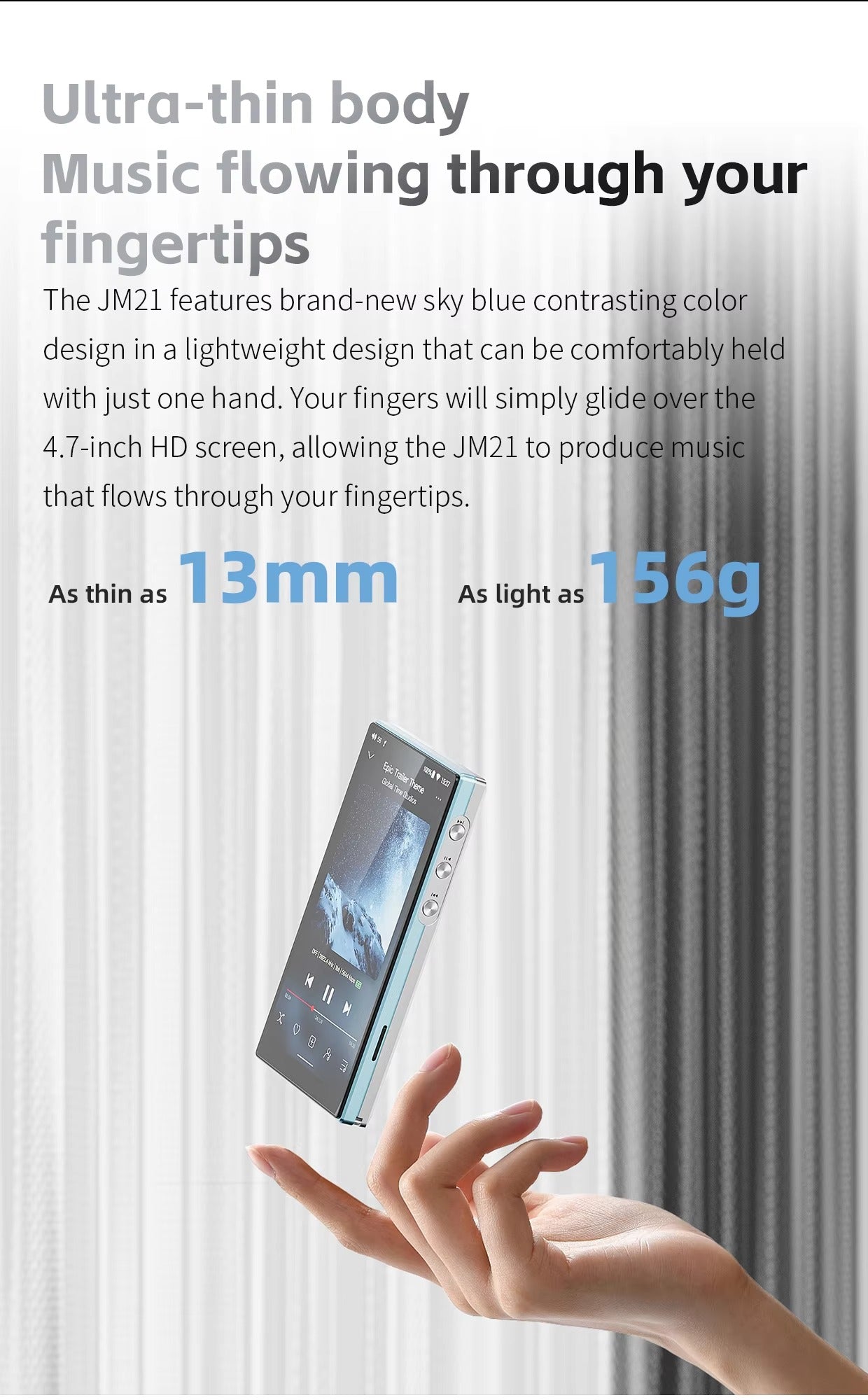 FiiO JM21 (3+32GB) Android 13 Hi-Res Music Player MP3 with Snapdragon 680