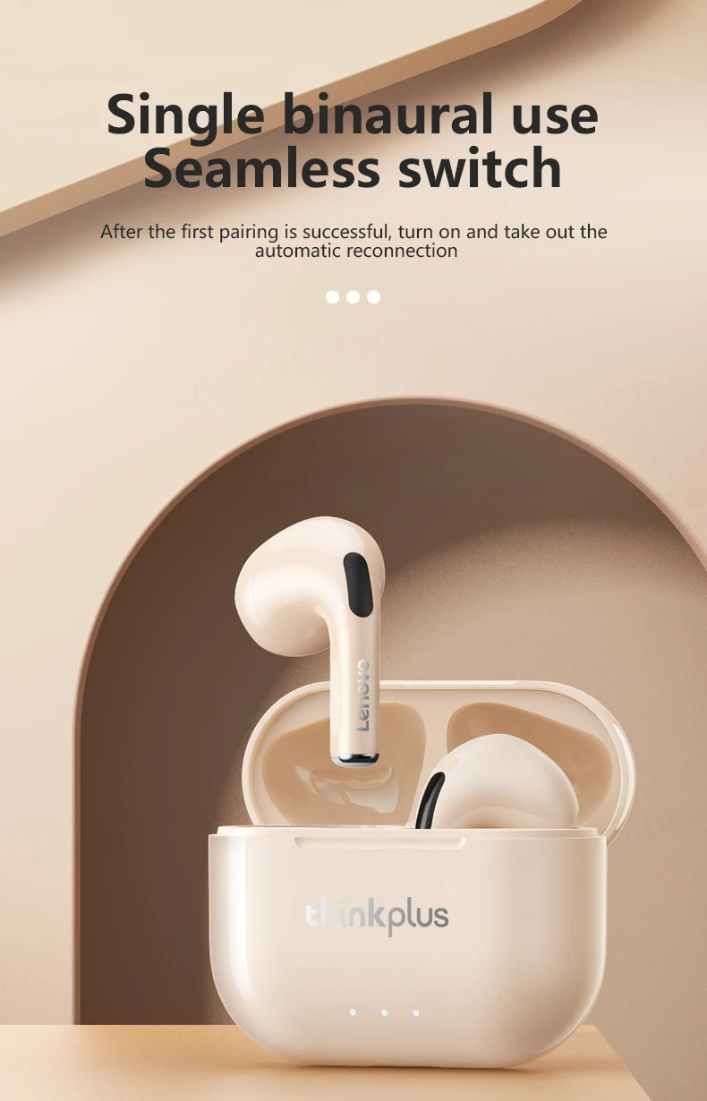 Lenovo LP40 PLUS Bluetooth Earphones Wireless Noise Reduction - Choice of Colour