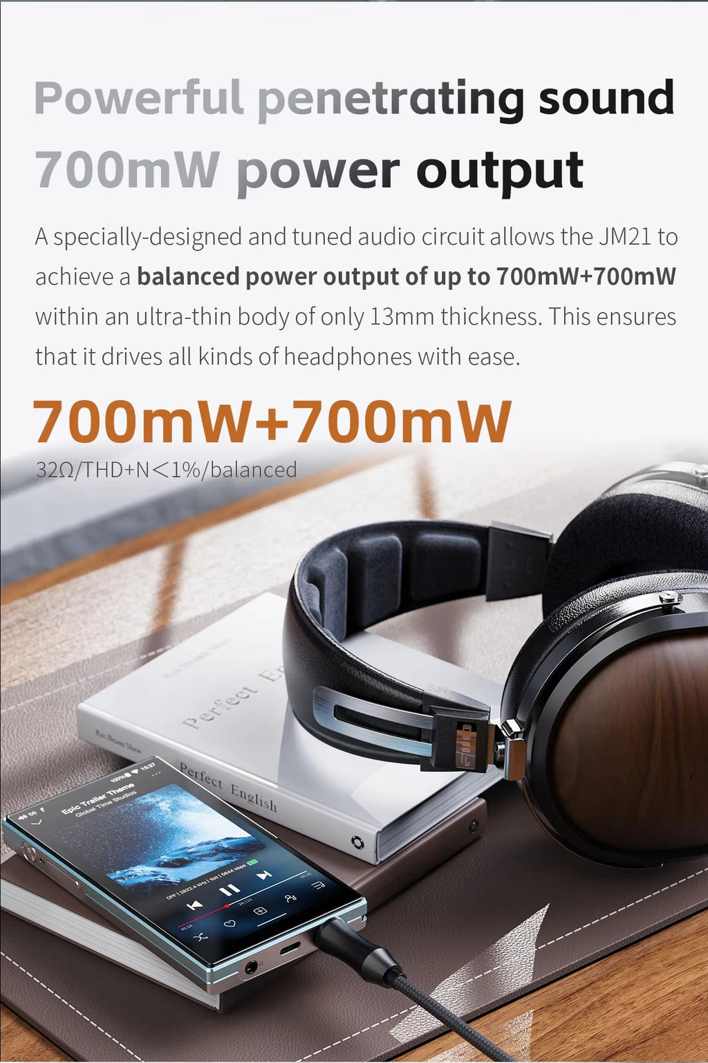 FiiO JM21 (3+32GB) Android 13 Hi-Res Music Player MP3 with Snapdragon 680