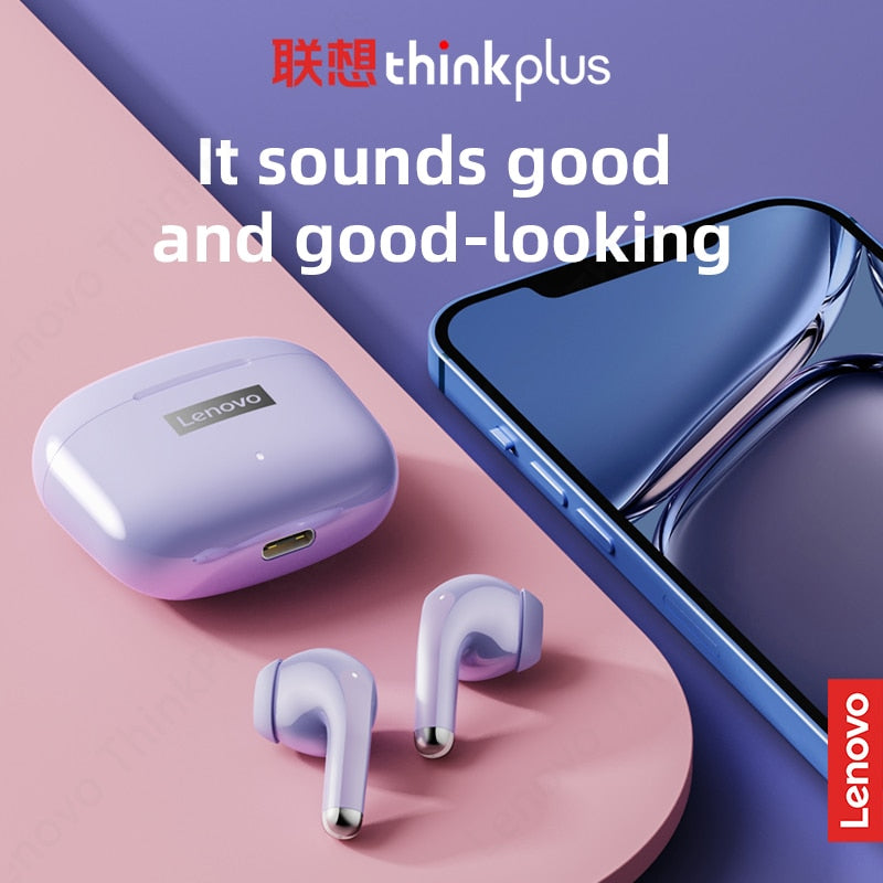 Lenovo LP40 Pro Bluetooth 5.1 Earphones True Wireless Earbuds - Choice of Colour